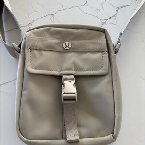 Lululemon Athletica Tan Messenger Bag